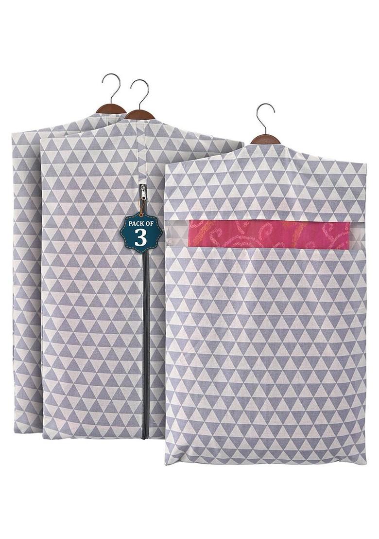 Grey Set Of 3 Regular Multi Utility Organisers