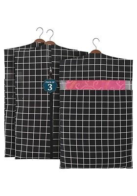 Black Set Of 3 Regular Multi Utility Organisers