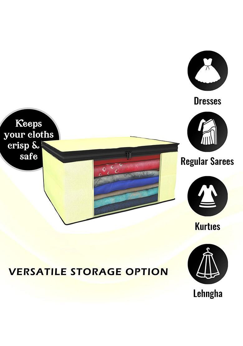 Cream Coloured Set Of 6 Regular Drawer Organiser Organisers