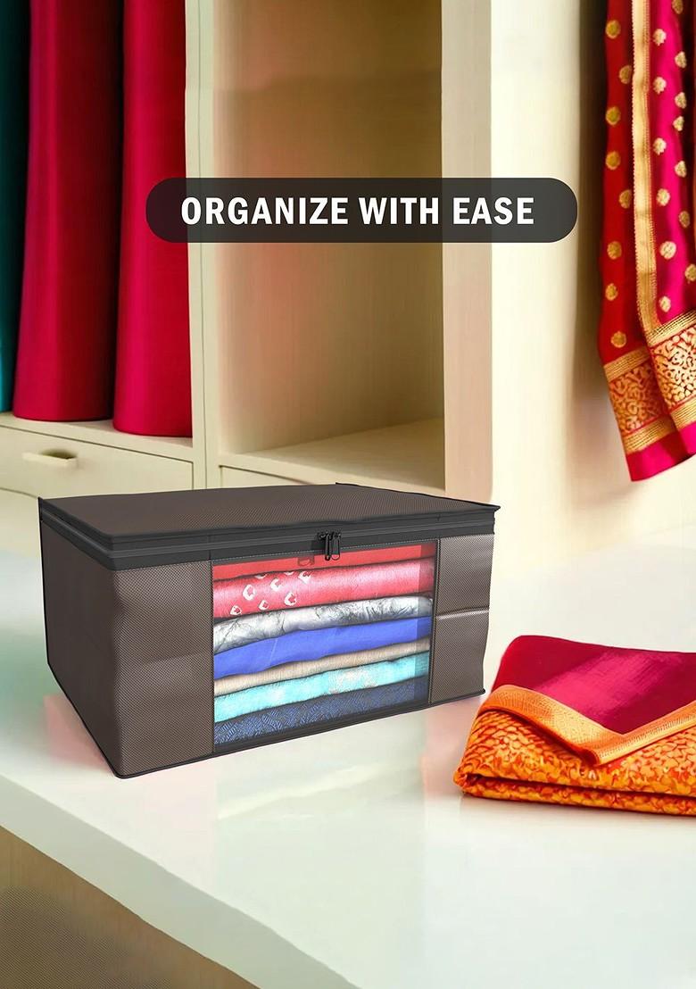 Cream Coloured Set Of 6 Regular Drawer Organiser Organisers