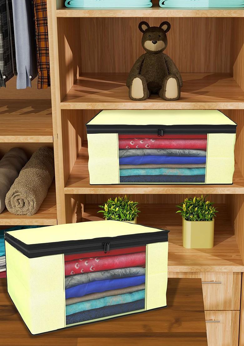 Cream Coloured Set Of 6 Regular Drawer Organiser Organisers