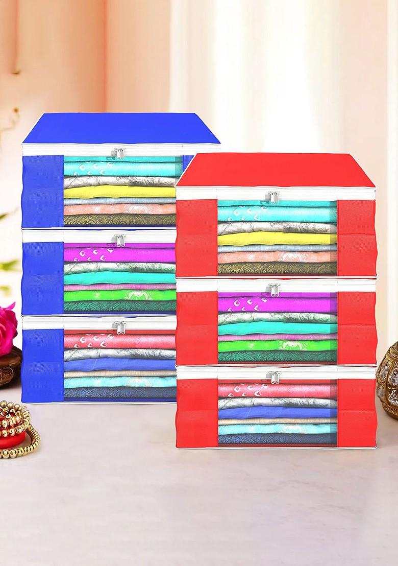 Cream Coloured Set Of 4 Regular Drawer Organiser Organisers