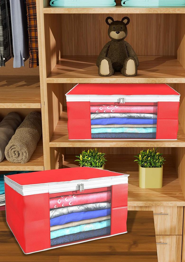 Cream Coloured Set Of 4 Regular Drawer Organiser Organisers