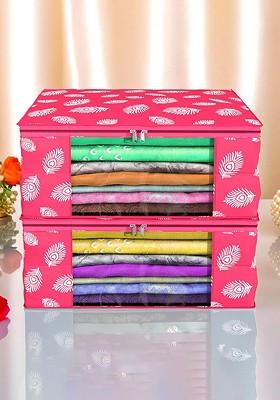 Pink 2 Pieces Regular Multi Utility Organisers