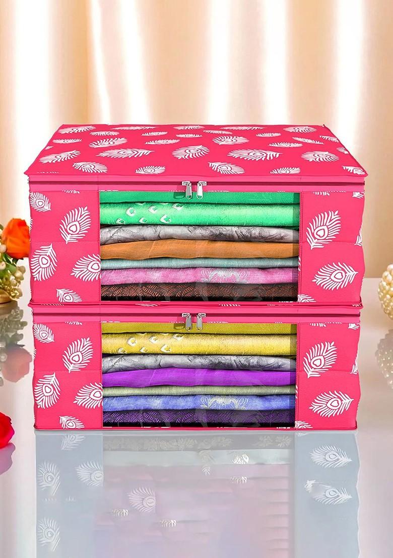 Pink 2 Pieces Regular Multi Utility Organisers