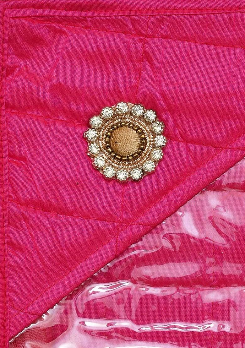 Set Of 12 Solid Silk Single Packing Saree Cover Organizers