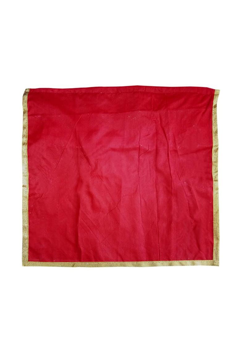 Set Of 6 Red Solid Single Packing Saree Cover Organizer