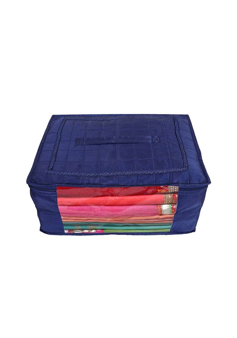 Designer Parachute Foldable Clothes Saree Cover Multi Utility Organiser - Indya