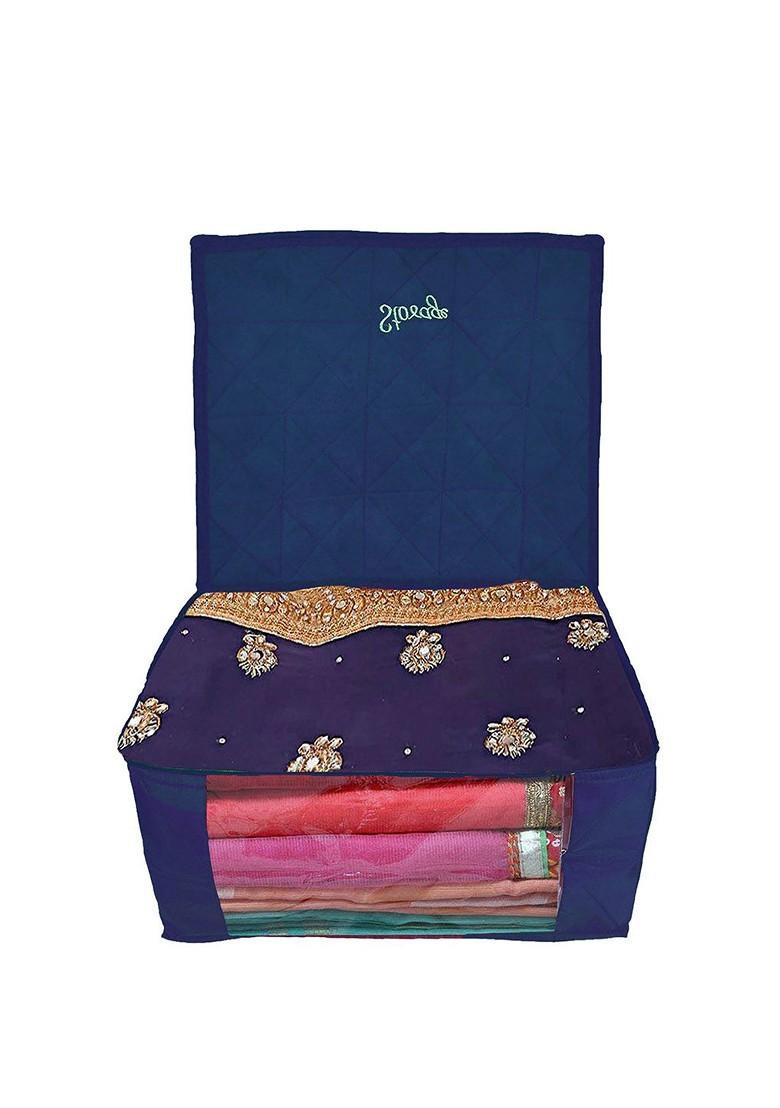 Designer Parachute Foldable Clothes Saree Cover Multi Utility Organiser