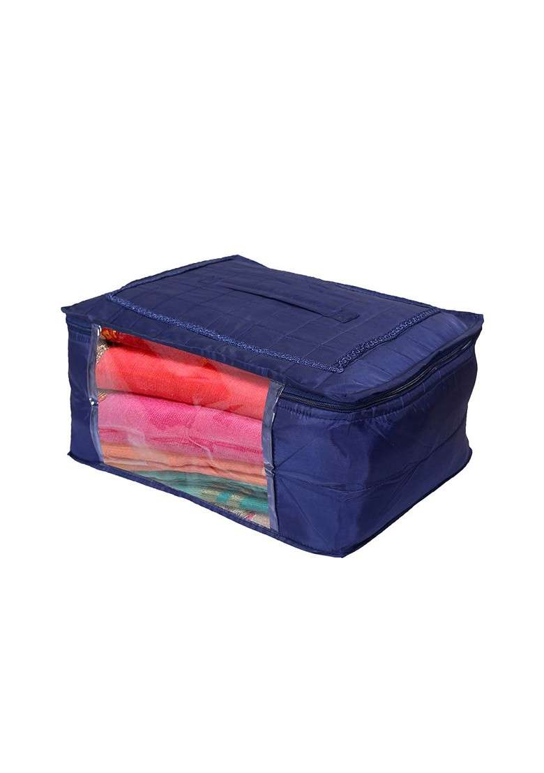 Designer Parachute Foldable Clothes Saree Cover Multi Utility Organiser - Indya