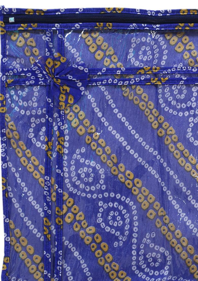 Set Of 6 Printed Foldable Single Saree Cover