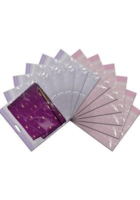 Purple Set Of 12 Regular Multi Utility Wardrobe Saree Cover Organisers
