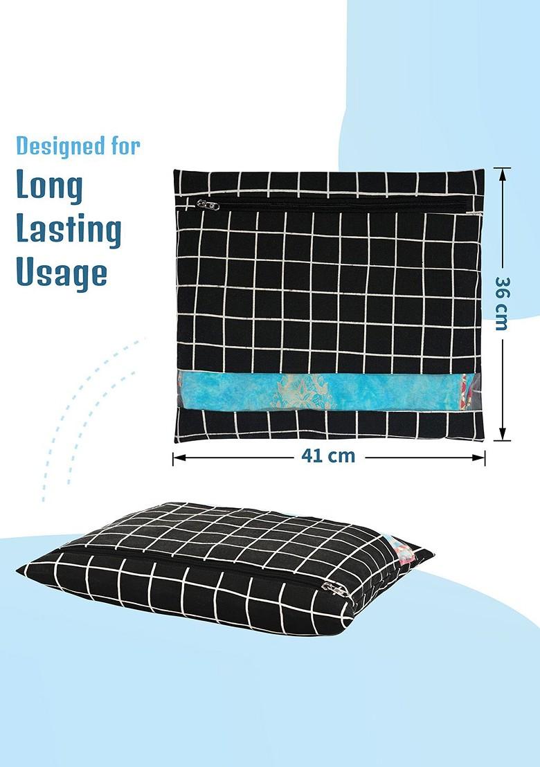 Brown 18 Pcs Regular Single Saree Cover Multi Utility Storage Organisers