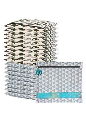 Grey 18 Pcs Regular Single Saree Cover Multi Utility Storage Organisers