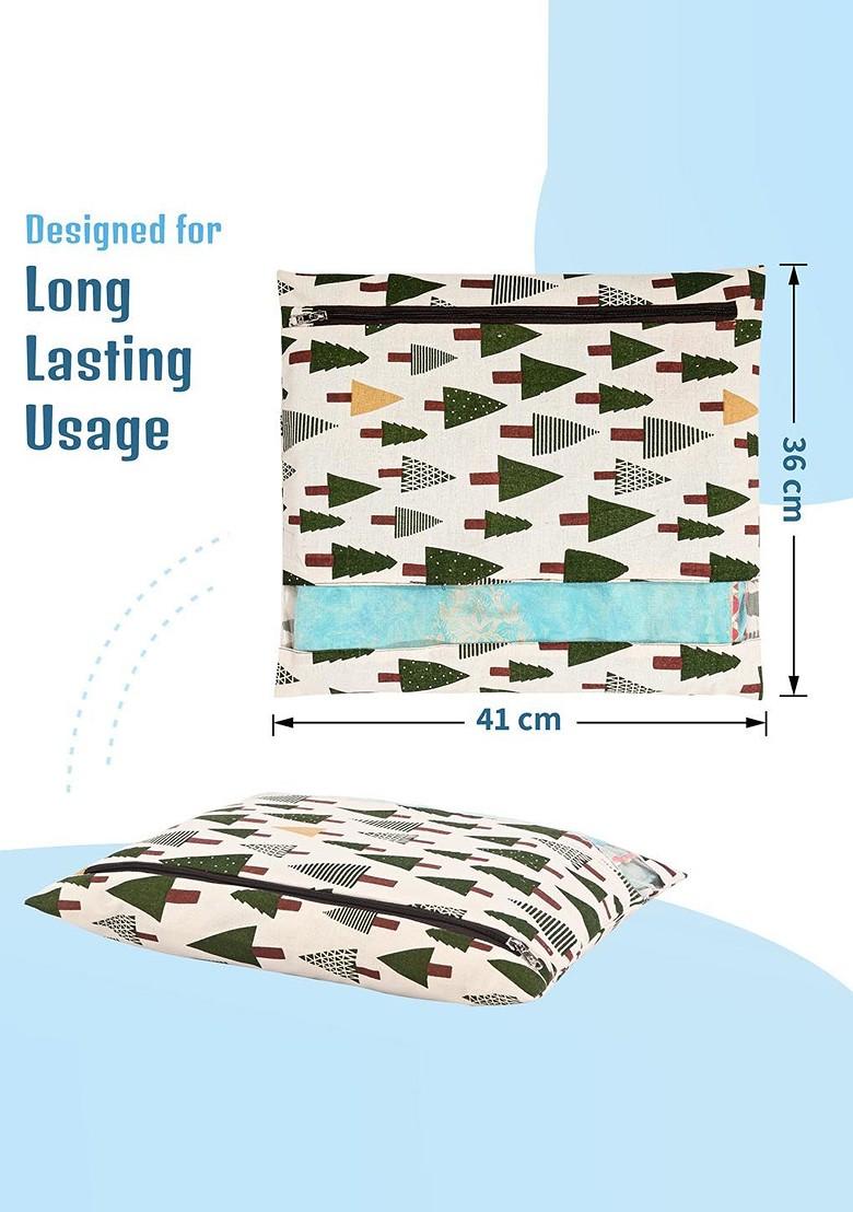 Brown 8 Pcs Regular Single Saree Cover Multi Utility Storage Organisers