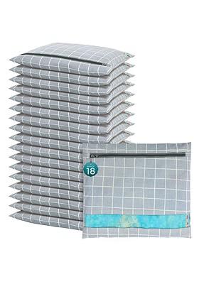 Grey 18 Pcs Regular Single Saree Cover Multi Utility Storage Organisers