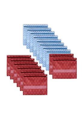 Blue 16 Reusable Saree Cloth Organisers