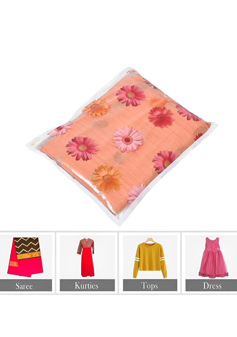 Set Of 24 Assorted Reusable Drawer Single Packing Saree Cover Organisers