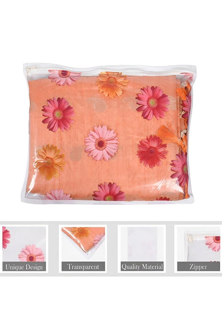 Set Of 24 Assorted Reusable Drawer Single Packing Saree Cover Organisers