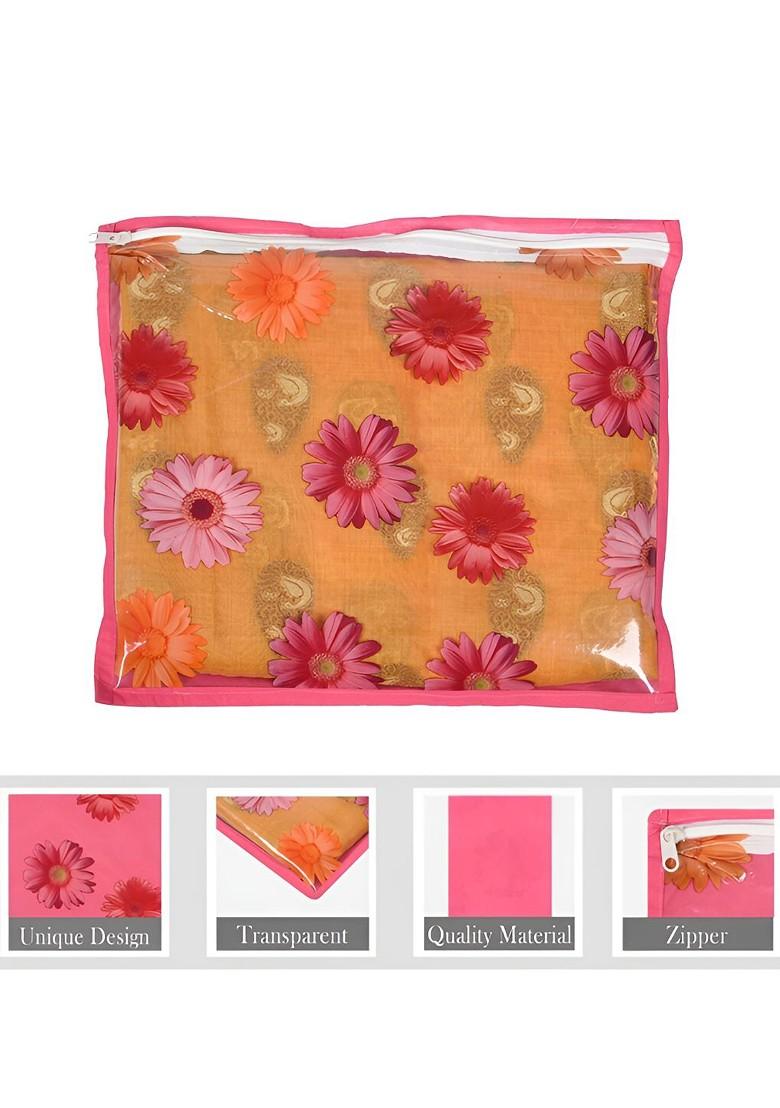 Set Of 24 Assorted Reusable Drawer Single Packing Saree Cover Organisers