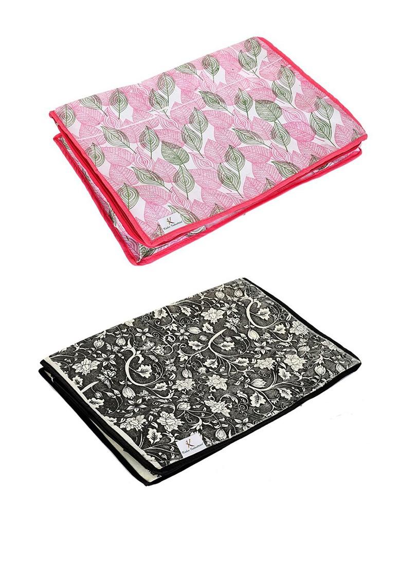 Set Of 12 Printed Saree Covers