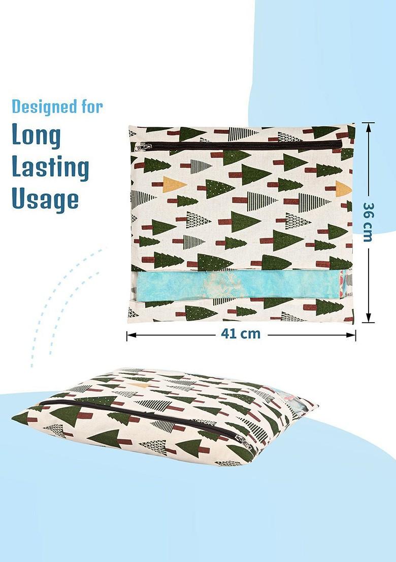 Grey 24 Pcs Regular Single Saree Cover Multi Utility Storage Organisers