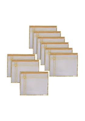 Set Of 9 Transparent Saree Cover Multi Utility Organisers