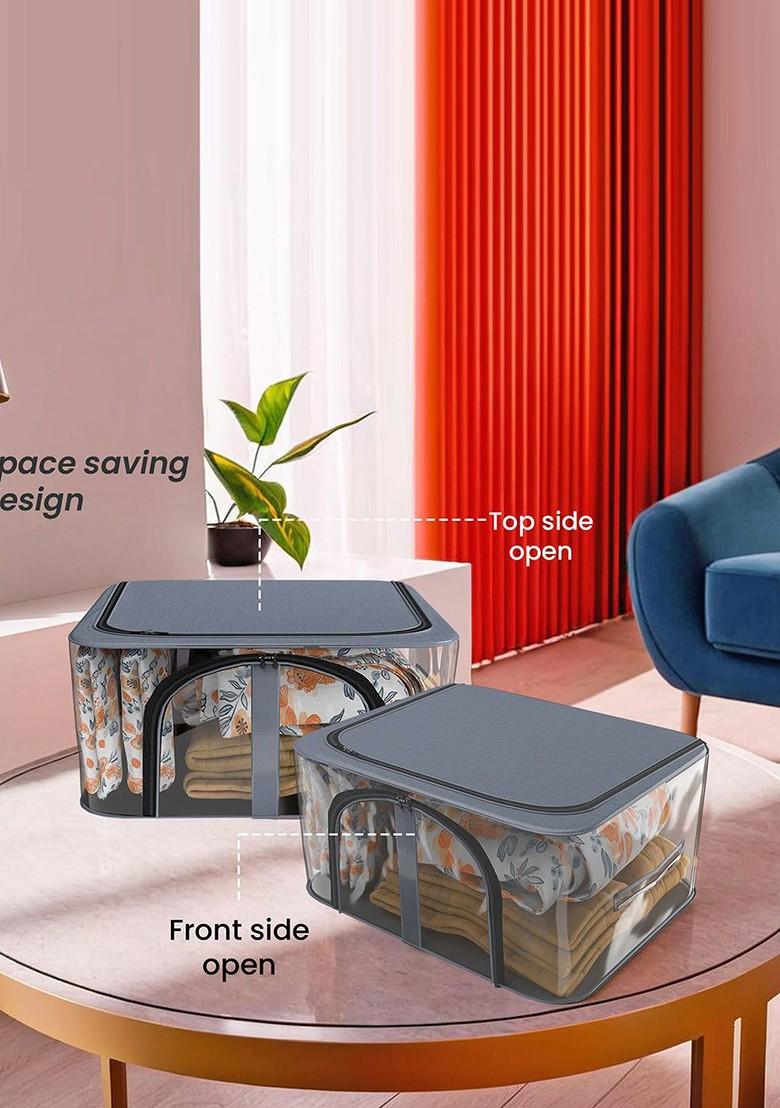 Navy Blue 12 Pieces Regular Storage Saree Cover Drawer Organisers