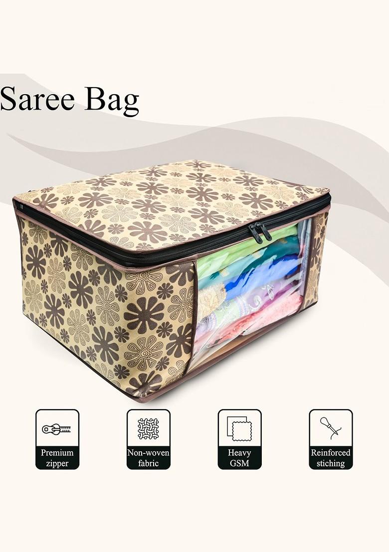 Set Of 12 Non Woven Printed Saree Cover