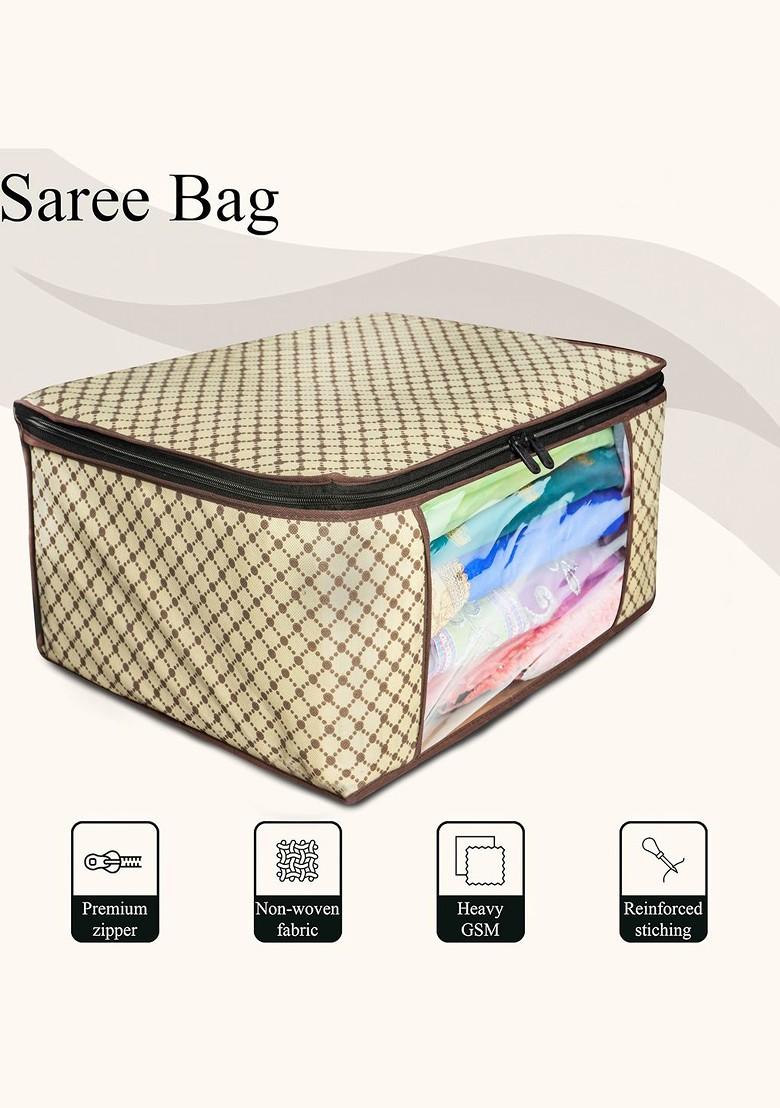 Set Of 9 Non Woven Printed Saree Cover