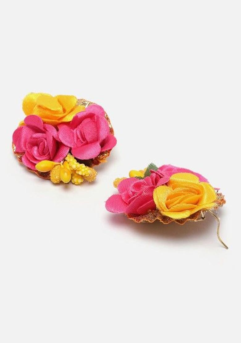 Flower Bridal Haldi Mehndi Baby Shower Jewellery Set