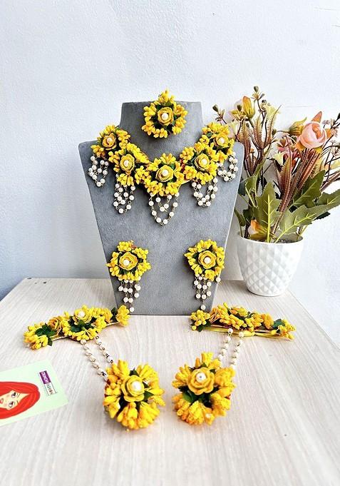 Flower Bridal Haldi Mehndi Baby Shower For Women