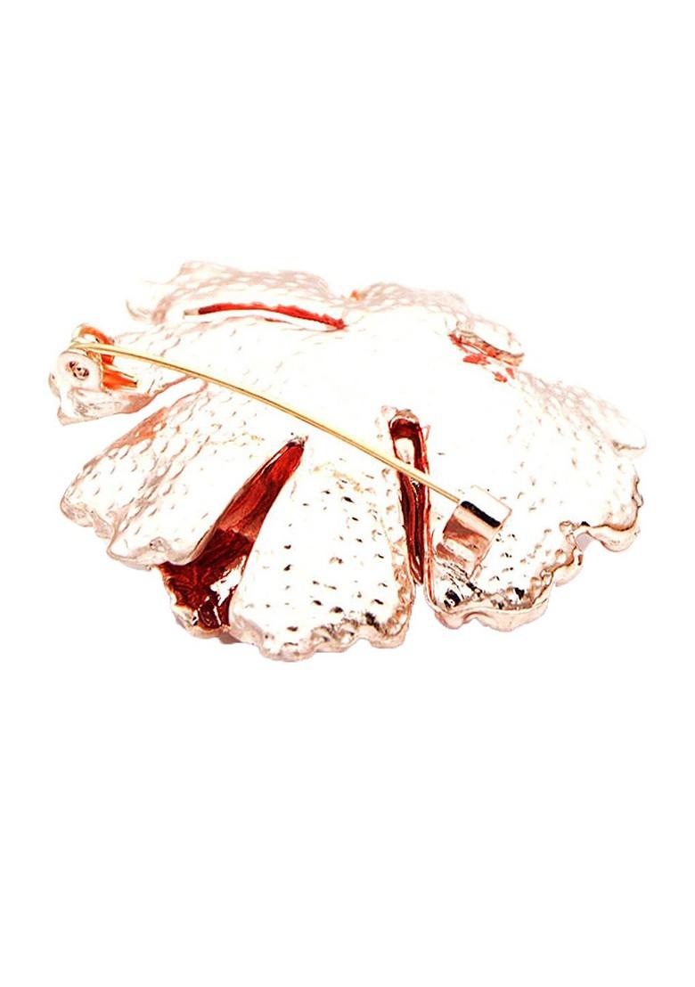 Alloy Floral Charm Brooch