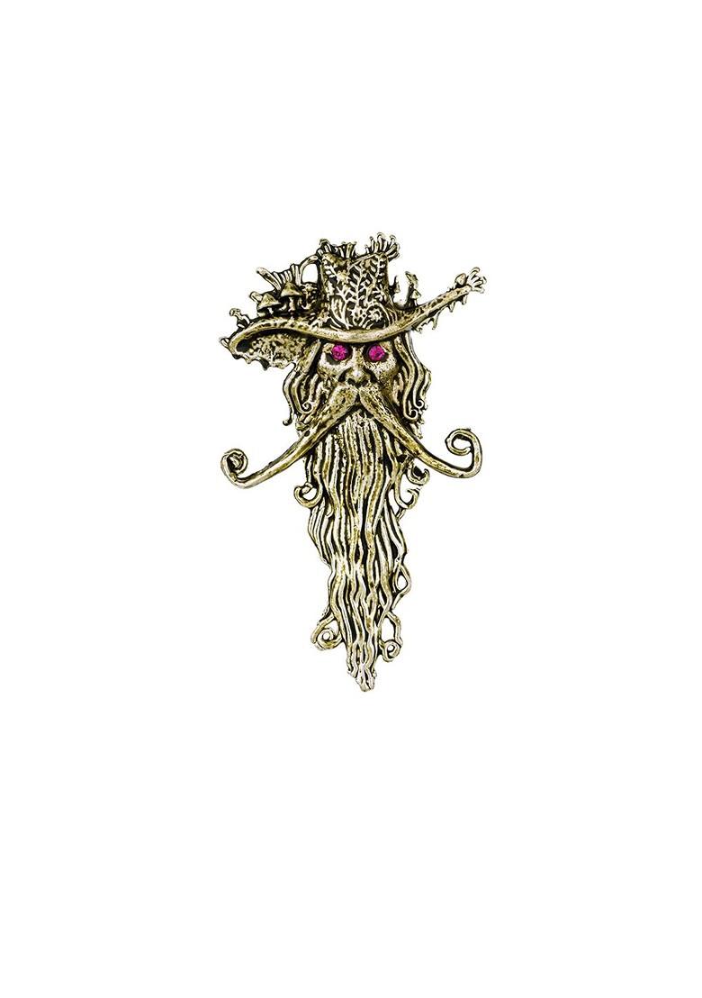Men Alloy Wizard Charm Brooch
