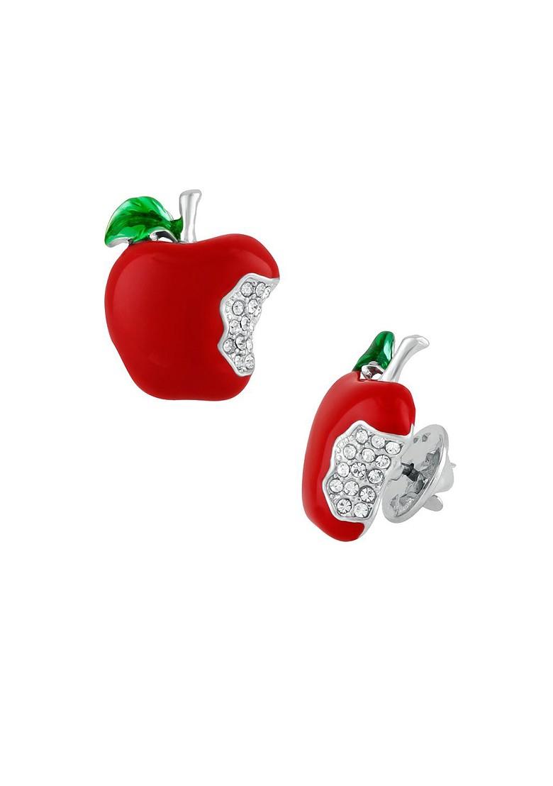 Alloy Apple Charm Brooch