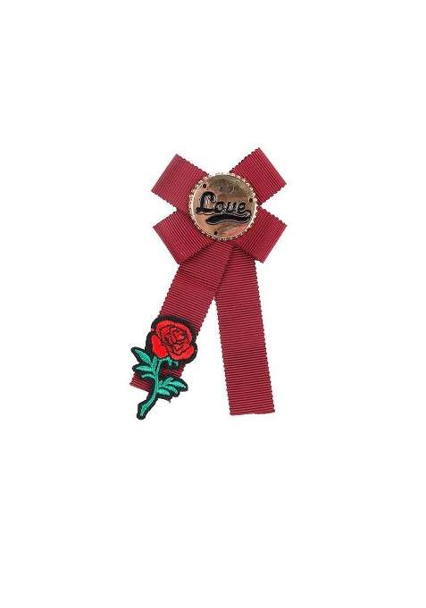 Women Red Brooch