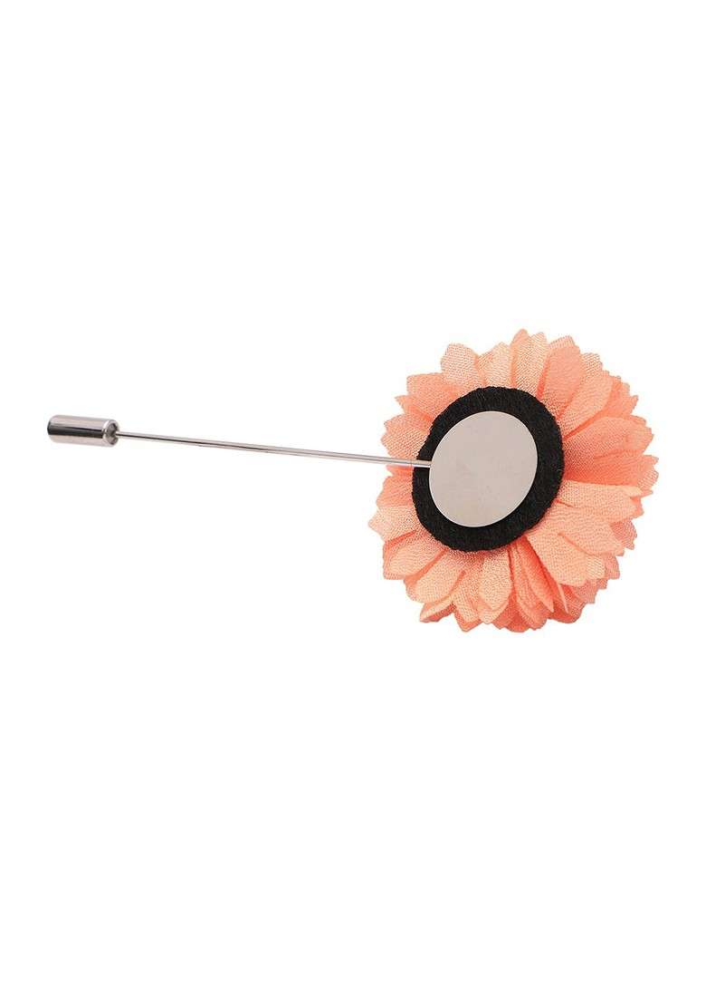 Unisex Pink Beautiful Lapel Pin - Indya
