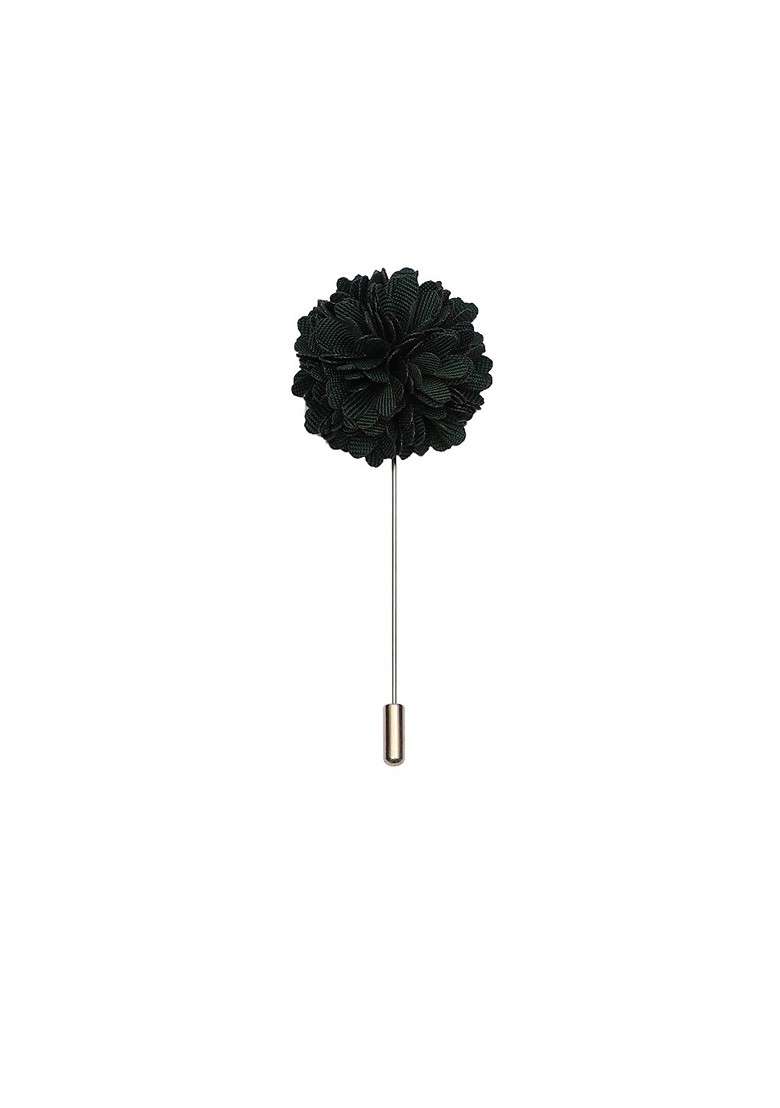 Unisex Green Stylish Lapel Pin - Indya