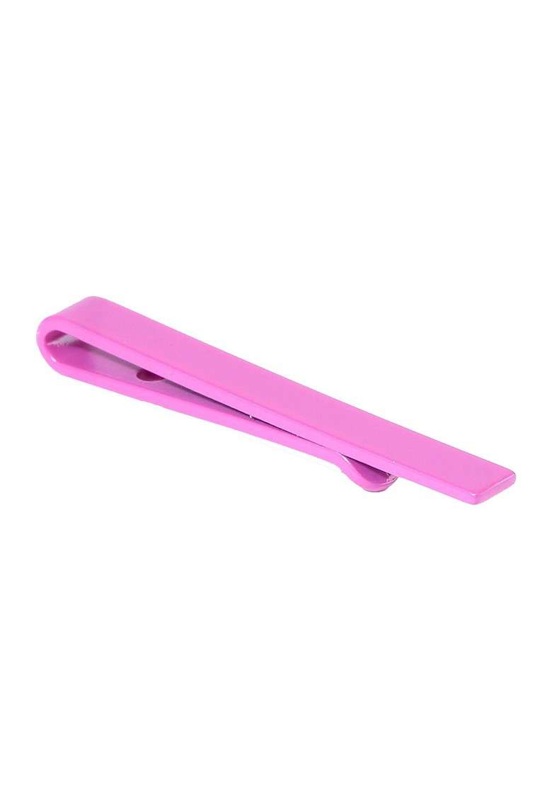 Men Pink Solid Tie Pin - Indya