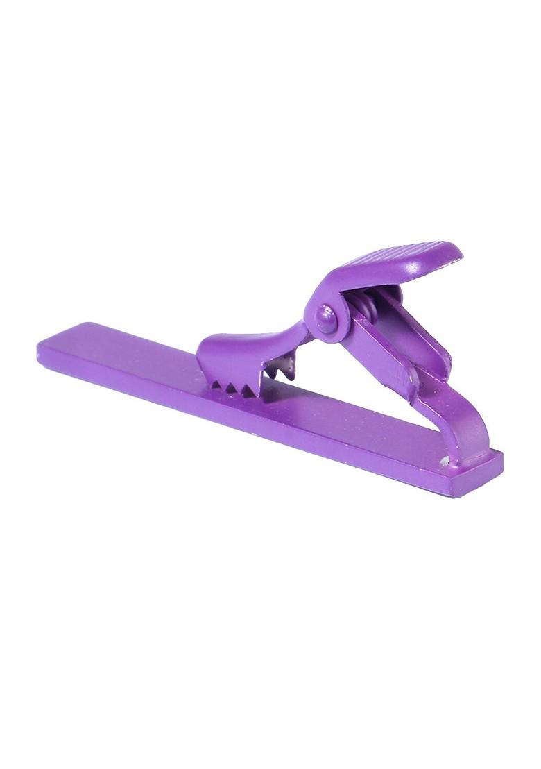 Men Purple Solid Tie Pin