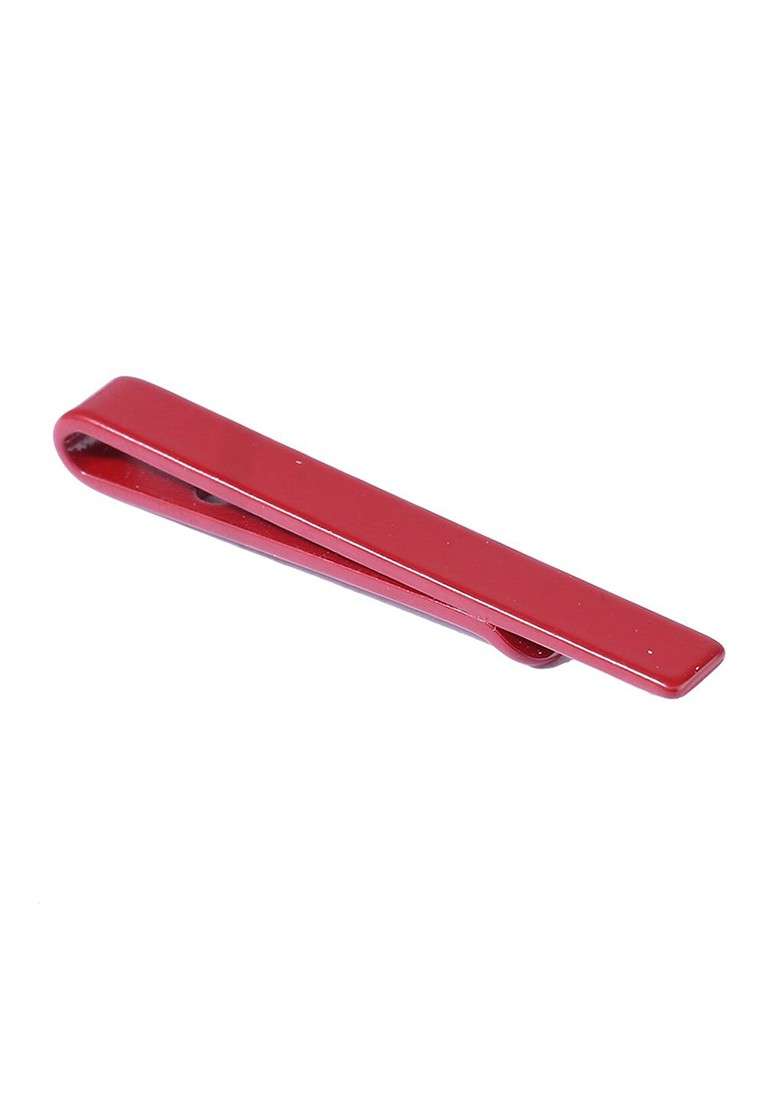 Men Red Solid Tie Pin - Indya