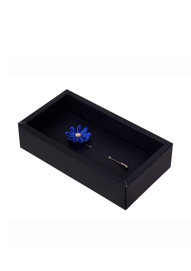 Unisex Blue Glowing Petals Lapel Pin