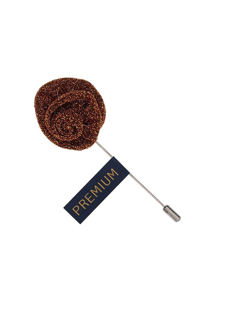 Unisex Gold Toned The Shining Star Lapel Pin