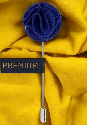 Unisex Blue The Dahlia Flower Lapel Pin