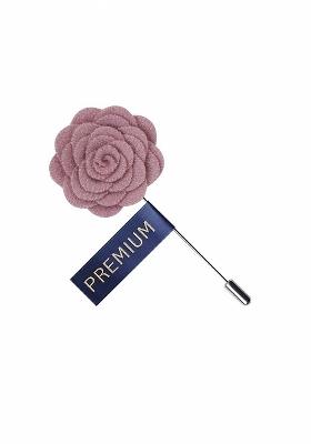 Unisex Pink Blooming Charm Lapel Pin