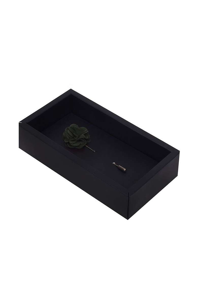 Unisex Green Wonderful Tulip Lapel Pin - Indya