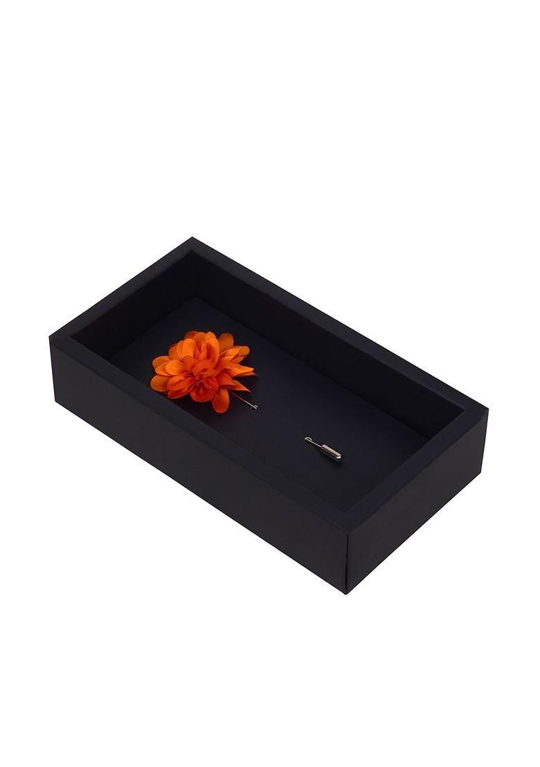 Unisex Orange Elron Petals Lapel Pin