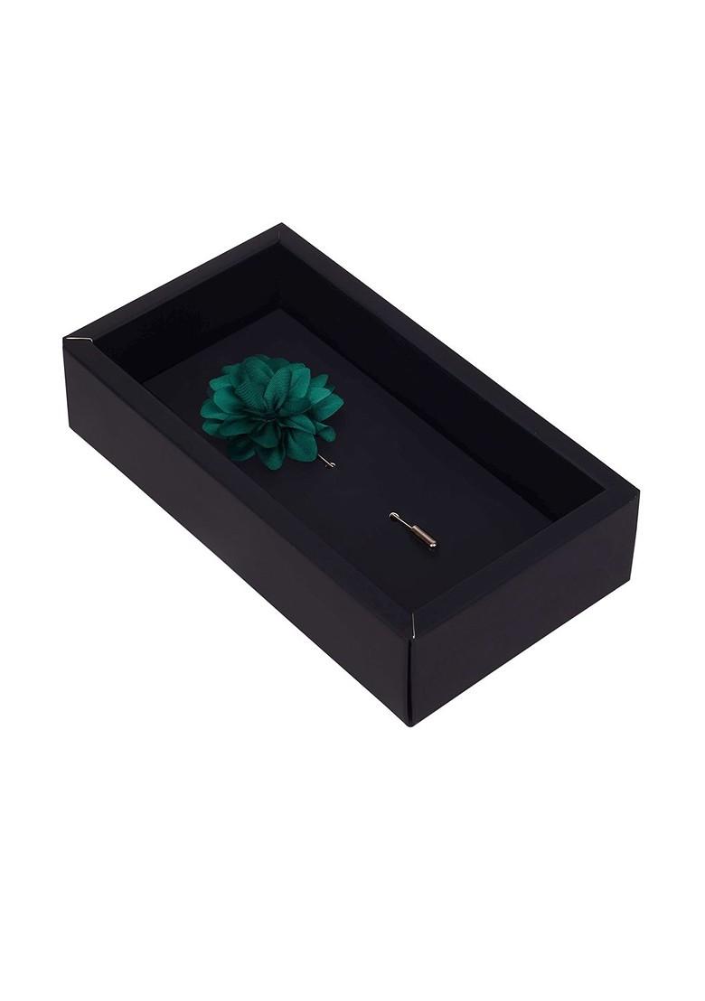 Unisex Green Elron Petals Lapel Pin