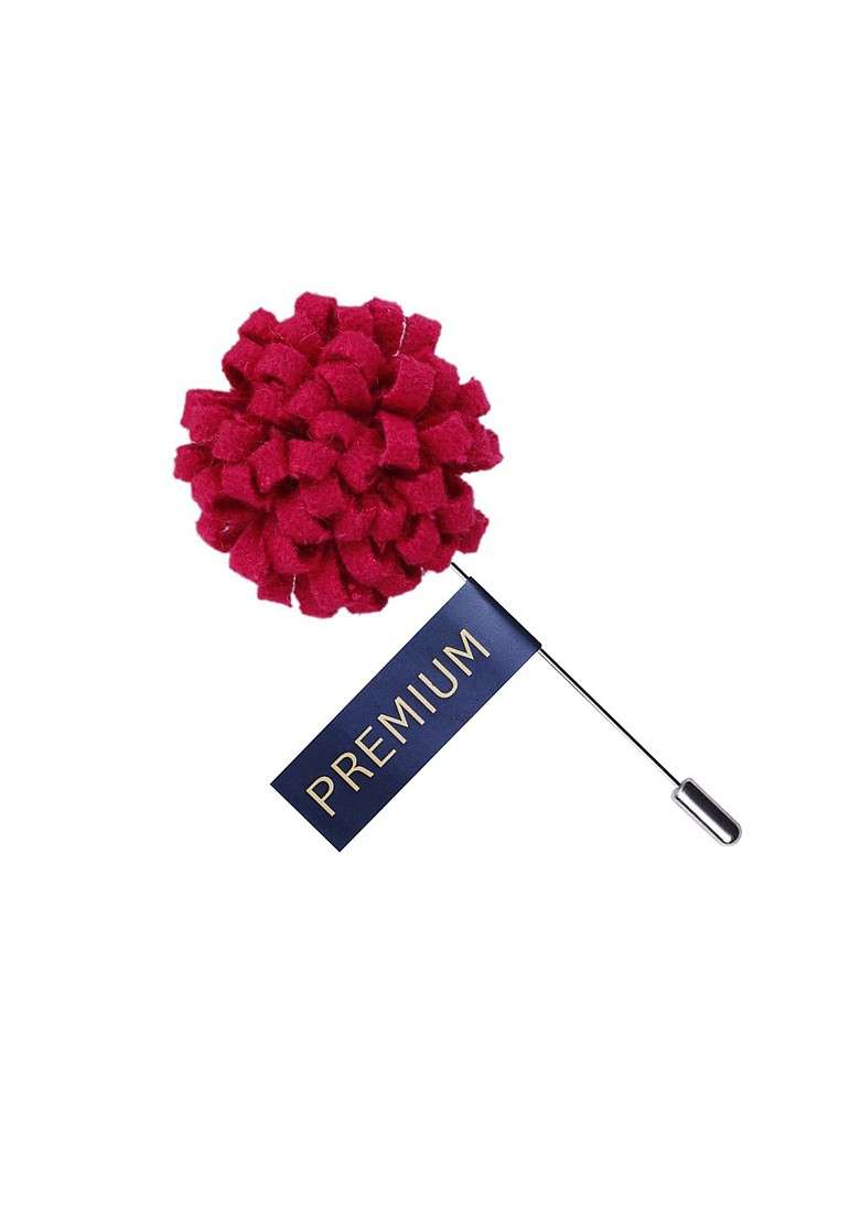Unisex Pink Vivid Grace Lapel Pin - Indya