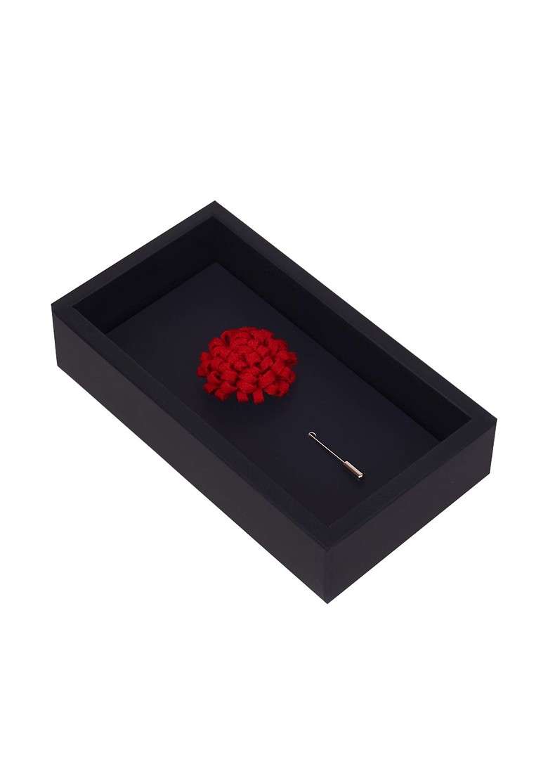 Unisex Red A Glorious Crescendo Brooch Lapel Pin - Indya